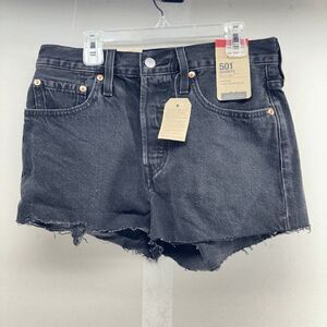 NWT Levi's Women's 501 Original High-Rise Jean Shorts - Lunar Black - Size 27